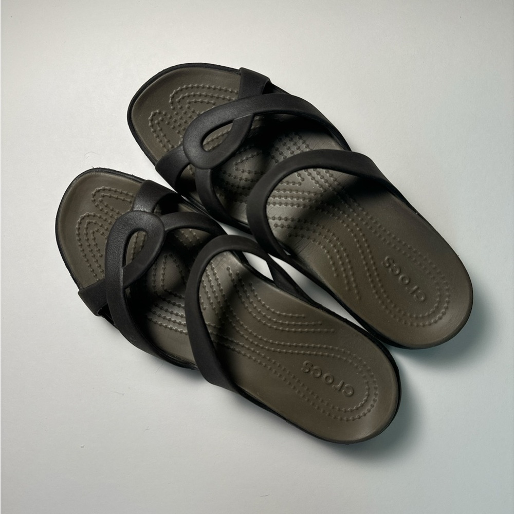 CROCS Meleen Twist Women's Size 9 Brown Sandals
